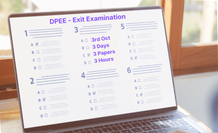 Dpee Registration, Exam date image